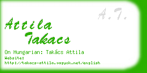 attila takacs business card